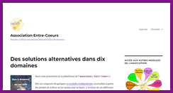 Desktop Screenshot of entre-coeurs.org