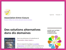 Tablet Screenshot of entre-coeurs.org